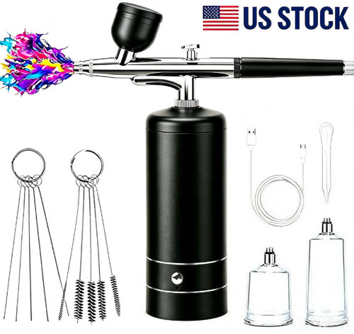 Airbrush kit with - airbrush, compressor