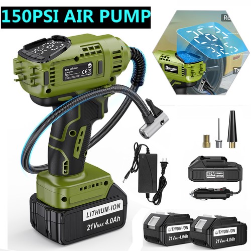 Cordless tire inflator - tire, air